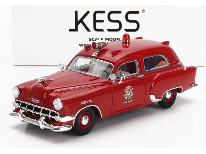 Chevrolet National Ambulance Royal Oak Michigan Fire Protection Fire Engine 1954 1:43 Scale Kess Resin Model-Kess-Diecast Model Centre