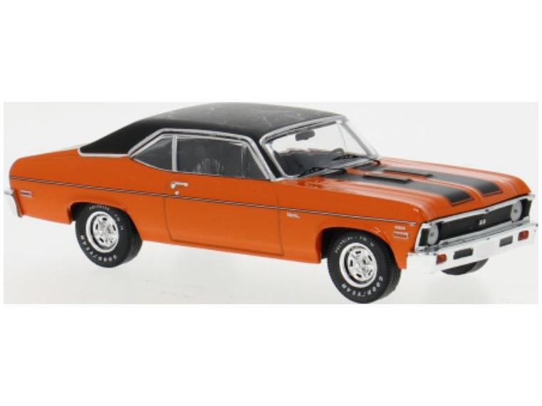 Chevrolet Nova SS Orange/Black 1971 1:43 Scale IXO Diecast Model Car-IXO-Diecast Model Centre