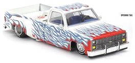 Chevrolet Silverado Dually on Fire V2 1:64 Scale MINI GT Diecast Model-MINI GT-Diecast Model Centre