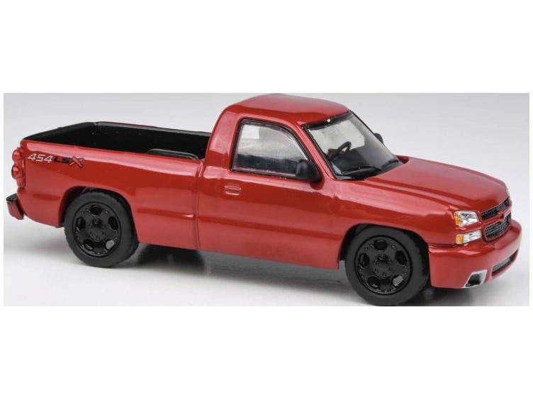 Chevrolet Silverado Single Cab Victory Red 2006 1:64 Scale Paragon Diecast Model Car-Paragon-Diecast Model Centre
