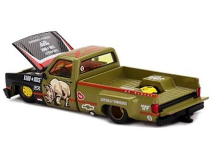 Chevrolet Silverado Sumatran Rhino Kaido X Mizu Diecast - 1:64 Scale Model Pickup-MINI GT-Diecast Model Centre