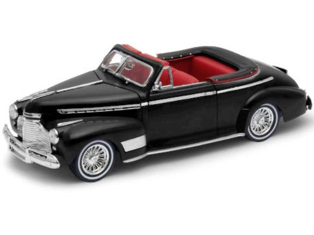Chevrolet Special Deluxe Low Rider 1941 Black 1:24 Scale Welly Diecast Model-Welly-Diecast Model Centre
