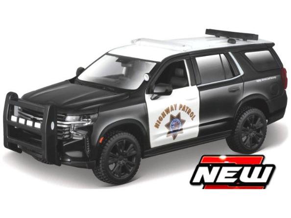 Chevrolet Tahoe 2021 Highway Patrol 1:24 Scale Model Police Car