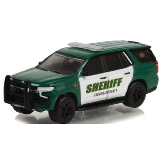 Chevrolet Tahoe 2021 PPV Escambia County Sheriff Pensacola Florida - 1:64 Scale Diecast Model Car-GreenLight-Diecast Model Centre