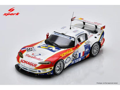 Chrysler Viper GTS-R #50 15th Le Mans 24H 1999 P Mello-Breyner/M Mello-Breyner 1:43 Scale Resin Car – Spark-Spark-Diecast Model Centre