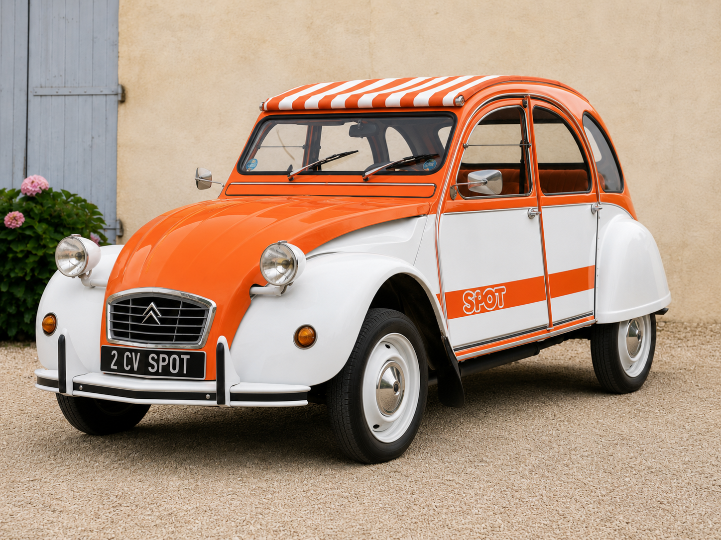 Citroen 2CV Spot 1976 1:18 Scale Diecast Model Car – Norev-Norev-Diecast Model Centre
