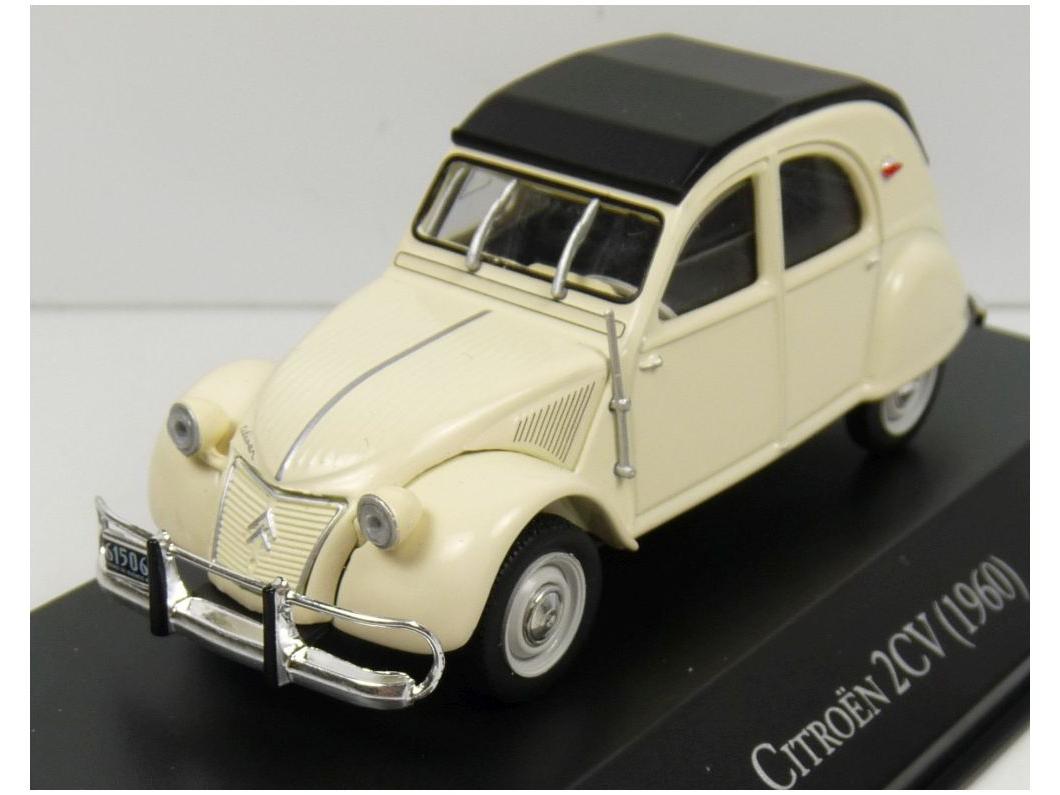 Citroen 2Cv White 1962 (Argentina Spec.) 1:43 Scale Diecast Model-Unbranded-Diecast Model Centre