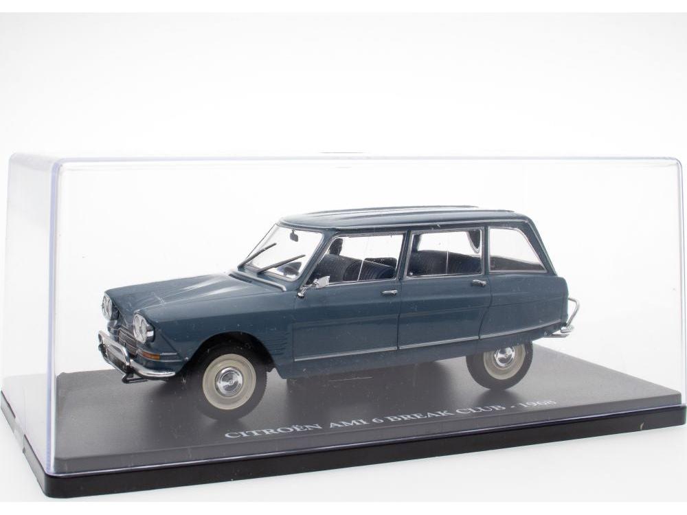 Citroen AMI 6 Break Club 1968 Blue 1:24 Scale Unbranded Diecast Model Car-Unbranded-Diecast Model Centre