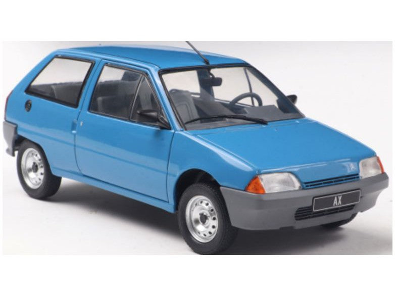 Citroen AX 1986 blue - 1:24 Scale Model Car-WhiteBox-Diecast Model Centre