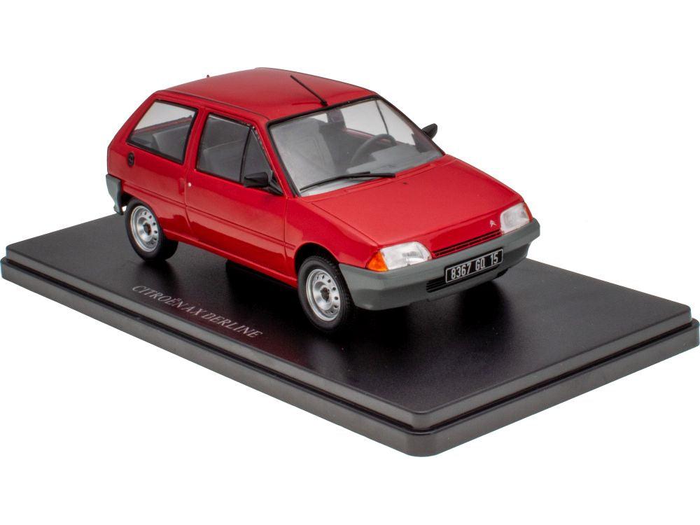 Citroen AX Berline Red 1986 1:24 Scale Unbranded Diecast Model Car-Unbranded-Diecast Model Centre