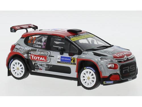 Citroen C3 R5 #21 WRC Rallye Estonia 2020 M.Ostberg/T.Eriksen 1:43 Scale IXO Diecast Model Car-IXO-Diecast Model Centre