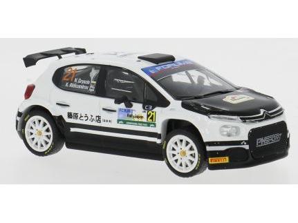 Citroen C3 RALLY2 #21 Gryazin/Aleksandrov 2024 Rally Japan Winner WRC2 1:43 Scale IXO Diecast Model Car-IXO-Diecast Model Centre