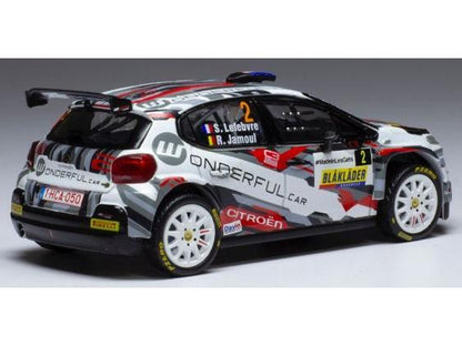 Citroen C3 Rally #2 Rallye du Condroz Huy 2021 S.Lefebvre/R.Jamoul 1:43 Scale IXO Diecast Model Car-IXO-Diecast Model Centre