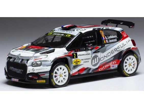 Citroen C3 Rally #2 Rallye du Condroz Huy 2021 S.Lefebvre/R.Jamoul 1:43 Scale IXO Diecast Model Car-IXO-Diecast Model Centre
