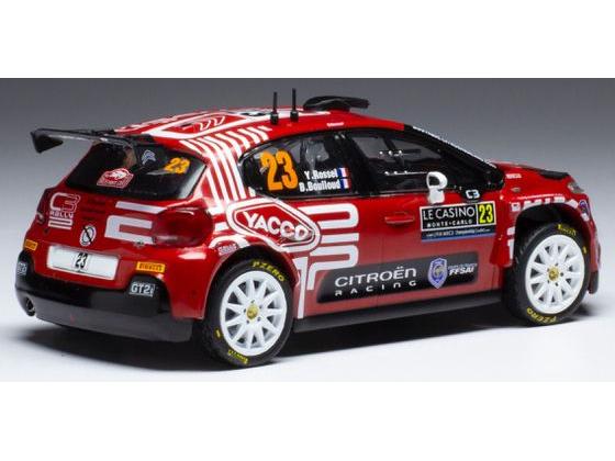 Citroen C3 Rally2 #23 WRC Monte Carlo 2022 Y.Rossel/B.Boulloud 1:43 Scale IXO Diecast Model Car-IXO-Diecast Model Centre