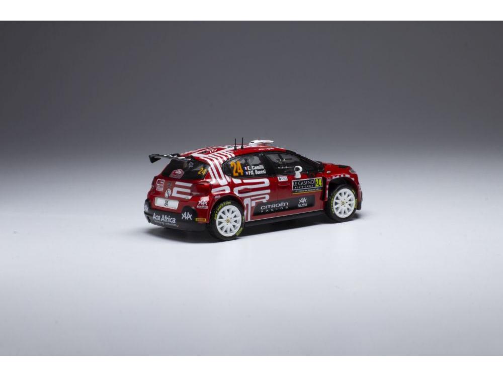 Citroen C3 Rally2 #24 Rally Monte Carlo 2021 E.Camilli/F-X.Buresi 1:43 Scale IXO Diecast Model Car-IXO-Diecast Model Centre