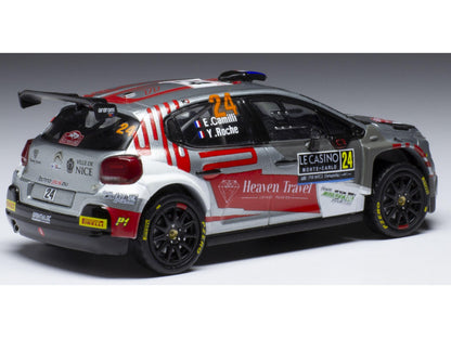 Citroen C3 Rally2 #24 WRC Monte Carlo 2022 E.Camilli/Y.Roche 1:43 Scale IXO Diecast Model Car-IXO-Diecast Model Centre