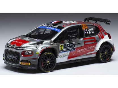 Citroen C3 Rally2 #24 WRC Monte Carlo 2022 E.Camilli/Y.Roche 1:43 Scale IXO Diecast Model Car-IXO-Diecast Model Centre