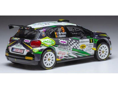 Citroen C3 Rally2 #9 Rallye du Condroz Huy 2021 C. De Cecco/J.Humblet 1:43 Scale IXO Diecast Model Car-IXO-Diecast Model Centre