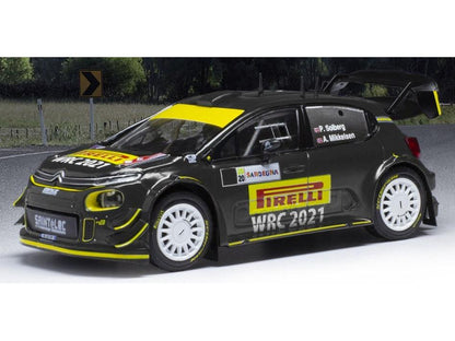 Citroen C3 WRC #21 WRC Rallye Sardinien 2020 P.Solberg/A.Mikkelsen 1:43 Scale IXO Diecast Model Car-IXO-Diecast Model Centre