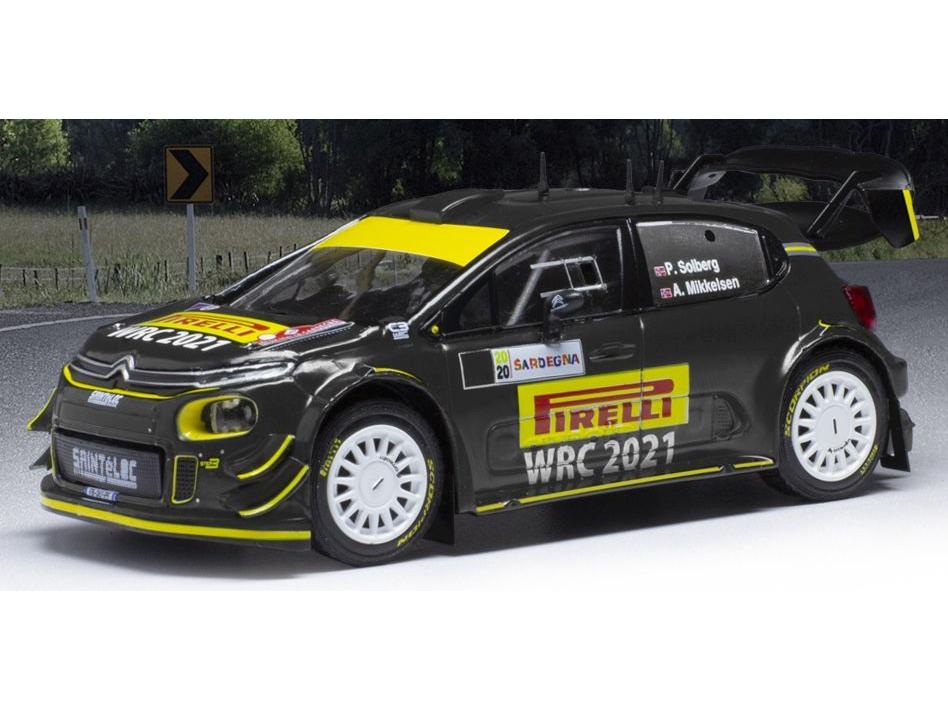 Citroen C3 WRC #21 WRC Rallye Sardinien 2020 P.Solberg/A.Mikkelsen 1:43 Scale IXO Diecast Model Car-IXO-Diecast Model Centre