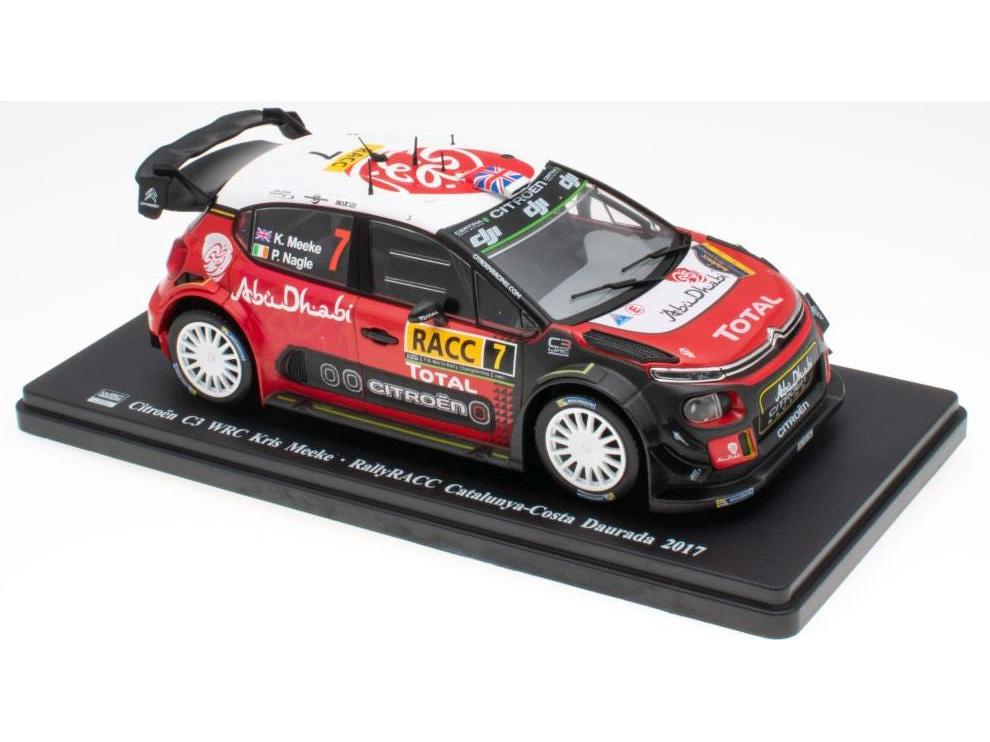 Citroen C3 WRC Kris Meeke Rally RACC Catalunya 1:24 Scale Diecast Model-Unbranded-Diecast Model Centre