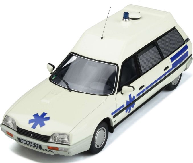 Citroen CX Break 1987 Ambulance Quasar Heuliez 1:18 Scale OttOmobile Resin Model-OttOmobile-Diecast Model Centre