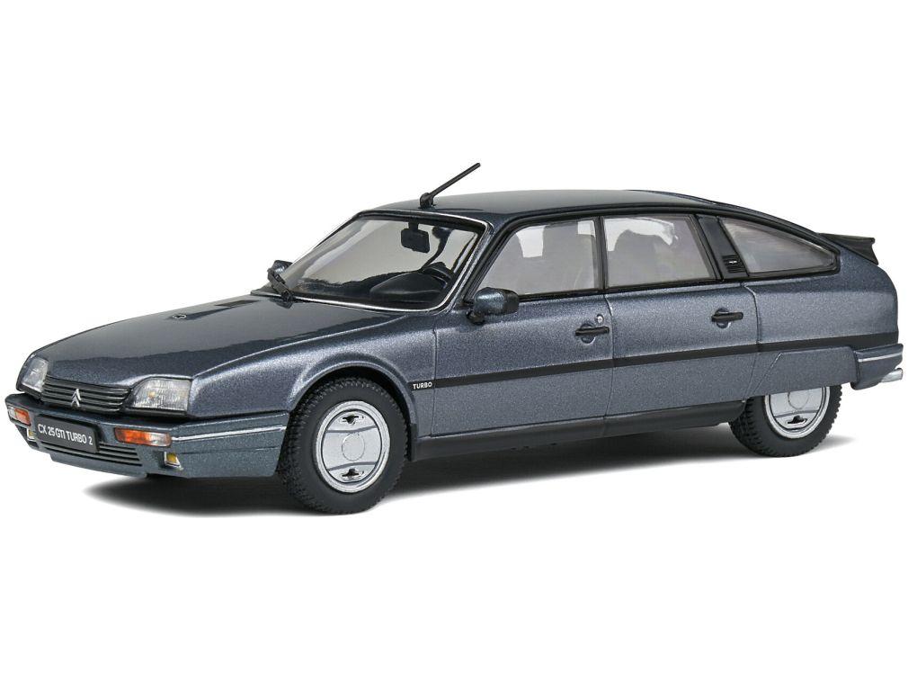 Citroen CX GTIi Turbo II 1990 Grey Metallic 1:43 Scale Solido Diecast Model-Solido-Diecast Model Centre
