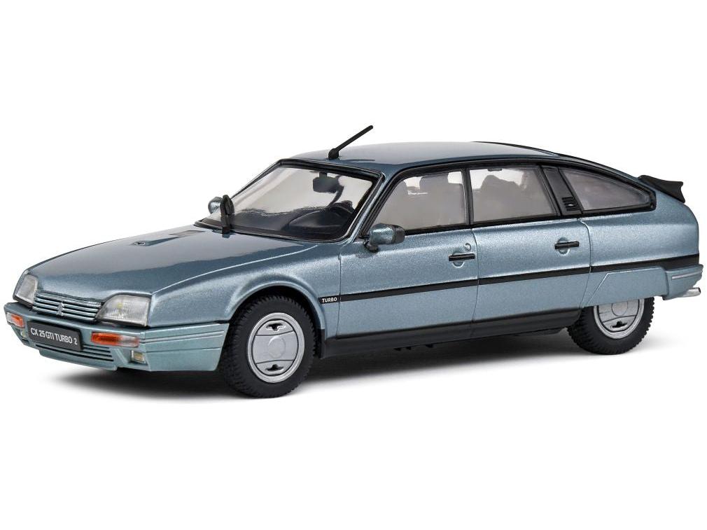 Citroen CX GTi Turbo II 1988 Blue 1:43 Scale Solido Diecast Model-Solido-Diecast Model Centre