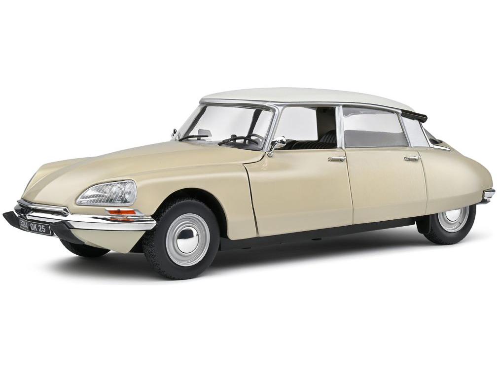 Citroen D Special 1972 Beige 1:18 Scale Solido Diecast Model-Solido-Diecast Model Centre