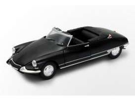 Citroen DS19 Cabrio Top Down Black 1:24 Scale Welly Diecast Model-Welly-Diecast Model Centre