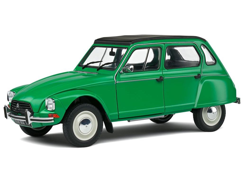 Citroen Dyane 6 1976 Green 1:18 Scale Solido Diecast Model-Solido-Diecast Model Centre