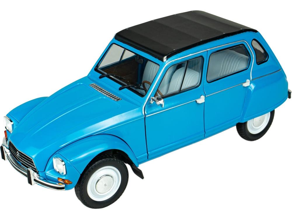 Citroen Dyane 6 Bleu Lagune 1974 1:18 Scale Diecast Car – Solido-Solido-Diecast Model Centre