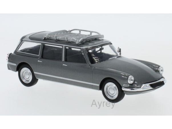 Citroen ID 19 Break Metallic Grey 1960 1:43 Scale IXO Diecast Model Car-IXO-Diecast Model Centre