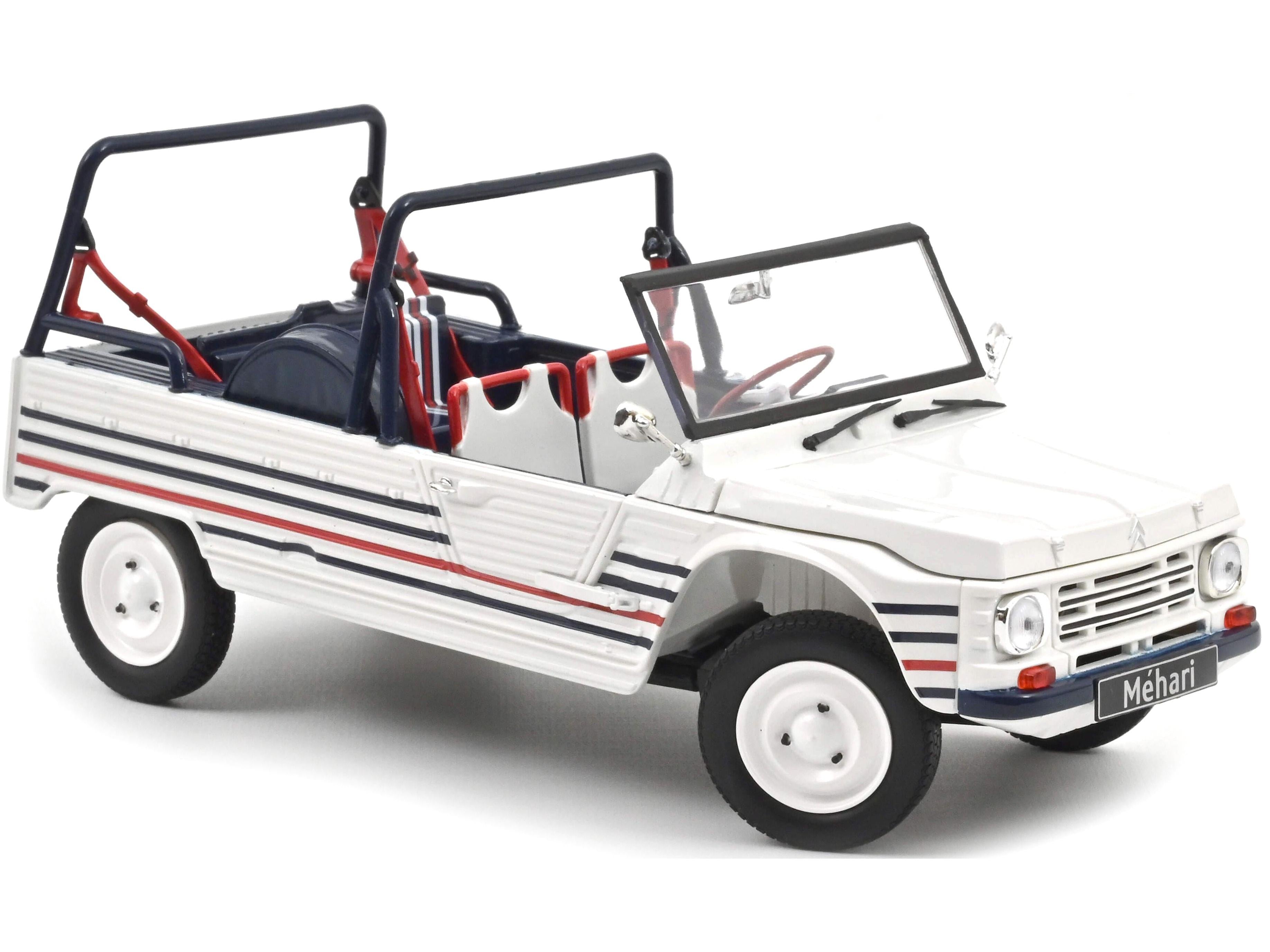Citroen Mehari Blue White Red 2016 1:18 Scale Norev Diecast Model Car-Norev-Diecast Model Centre