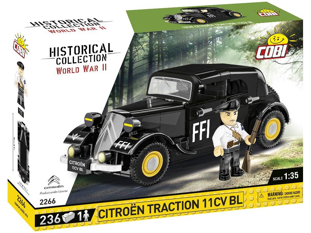 Citroen Traction 11C 1938 WWII (236 pcs) Cobi Brick Build Kit-Cobi-Diecast Model Centre