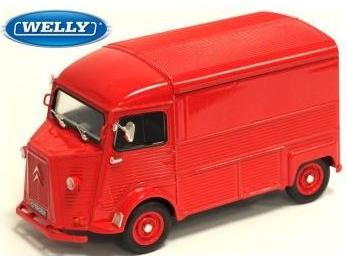 Citroen Type H Red 1:24 Scale Welly Diecast Model-Welly-Diecast Model Centre