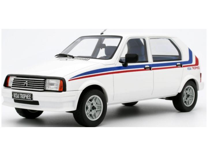 Citroen Visa Trophy GR. B 1983 White 1:18 Scale OttOmobile Resin Model-OttOmobile-Diecast Model Centre
