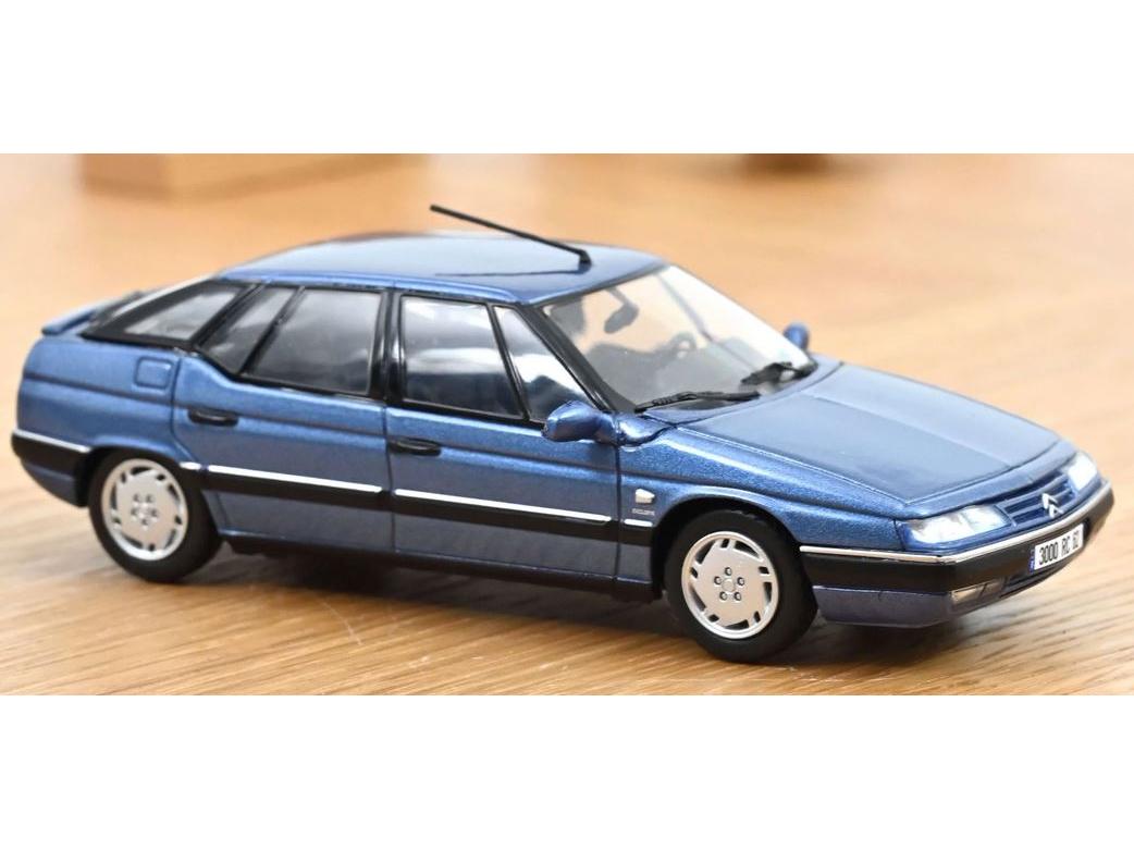 Citroen XM 1995 Buckingham Blue 1:43 Scale Norev Diecast Model Car-Norev-Diecast Model Centre