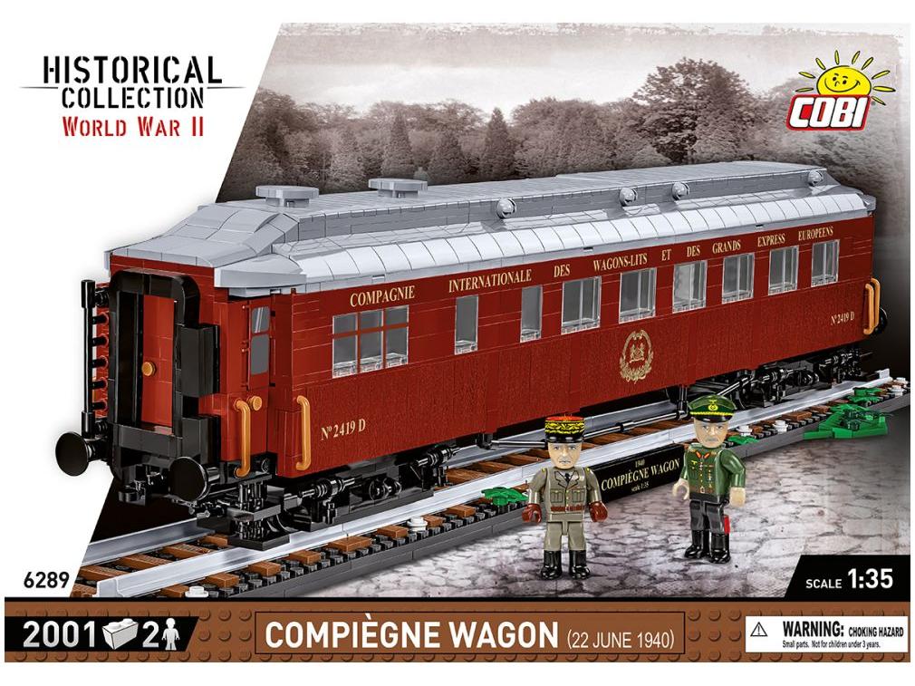 Compiegne Wagon 1940 (2030 pcs) Cobi Brick Build Kit-Cobi-Diecast Model Centre