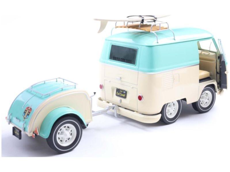 Cool Combi Mint Green and White 2024 1:18 Scale Solido Diecast Model Van-Solido-Diecast Model Centre