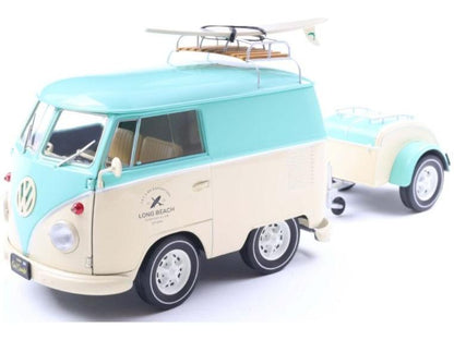 Cool Combi Mint Green and White 2024 1:18 Scale Solido Diecast Model Van-Solido-Diecast Model Centre