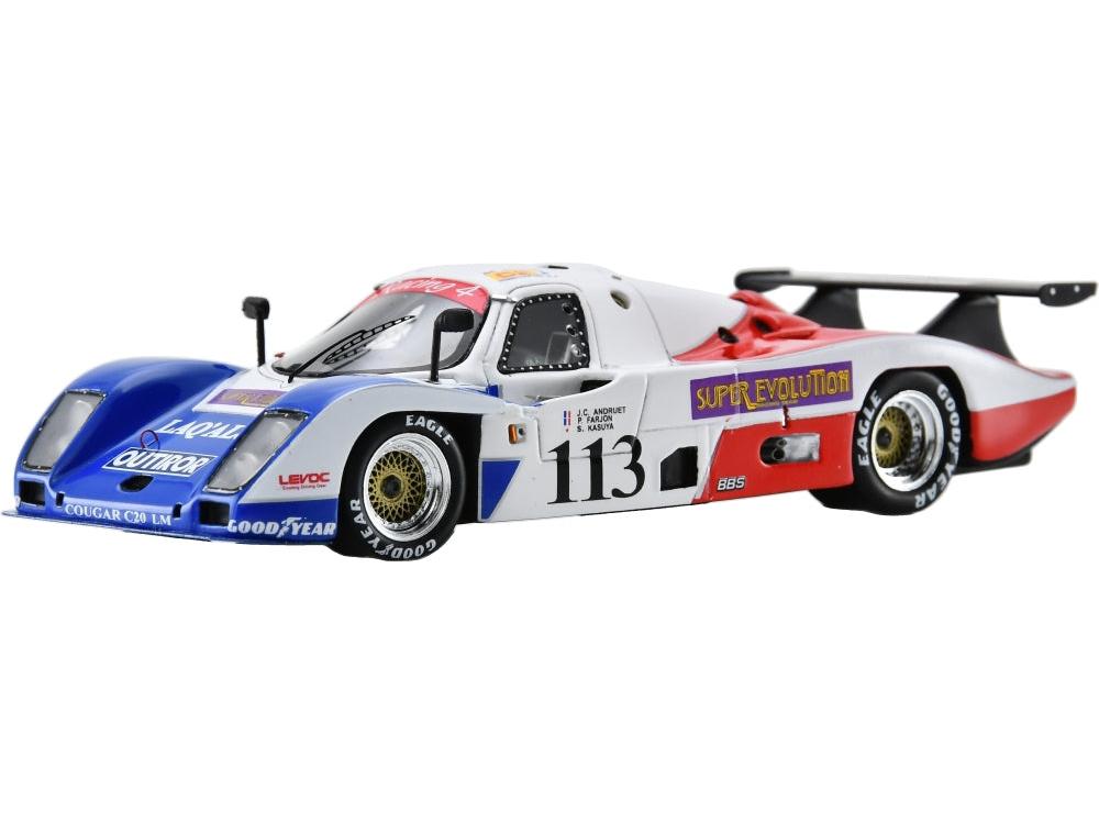 Cougar C20 #113 14th Le Mans 24H 1989 J.C. Anduret/P. Farjon/S. Kasuya 1:43 Scale Resin Car – Spark-Spark-Diecast Model Centre