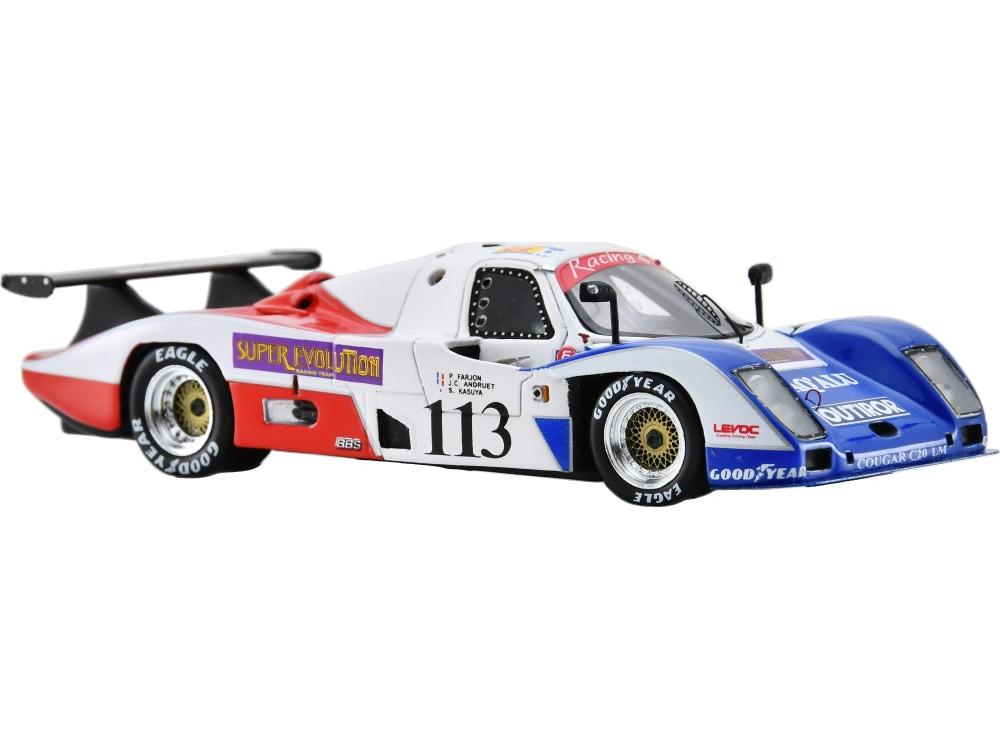 Cougar C20 #113 14th Le Mans 24H 1989 J.C. Anduret/P. Farjon/S. Kasuya 1:43 Scale Resin Car – Spark-Spark-Diecast Model Centre