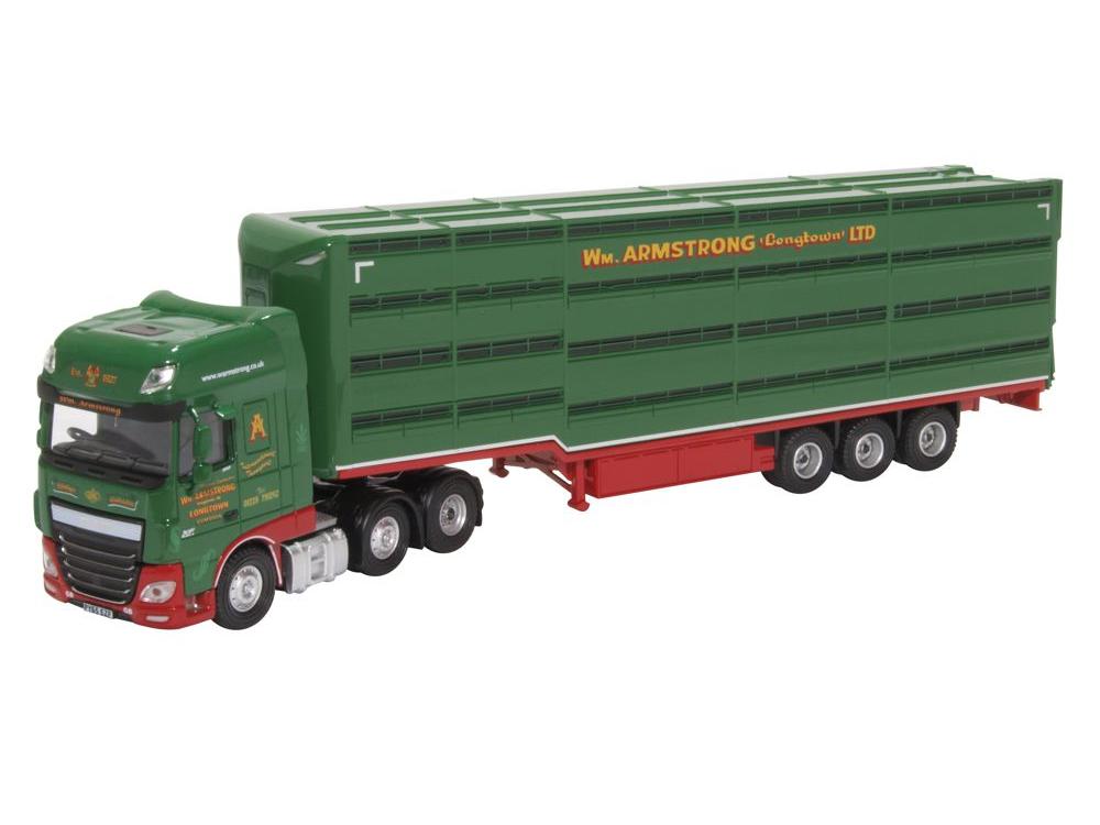 DAF XF William Armstrong Livestock Trailer 1:76 Scale Diecast Model Truck – Oxford Diecast-Oxford Diecast-Diecast Model Centre