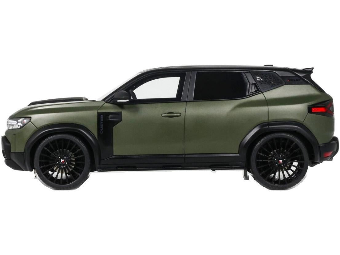 Dacia Duster Redust Sport 4x2 Hybrid Green 2025 1:18 Scale Resin Car – OttOmobile-OttOmobile-Diecast Model Centre