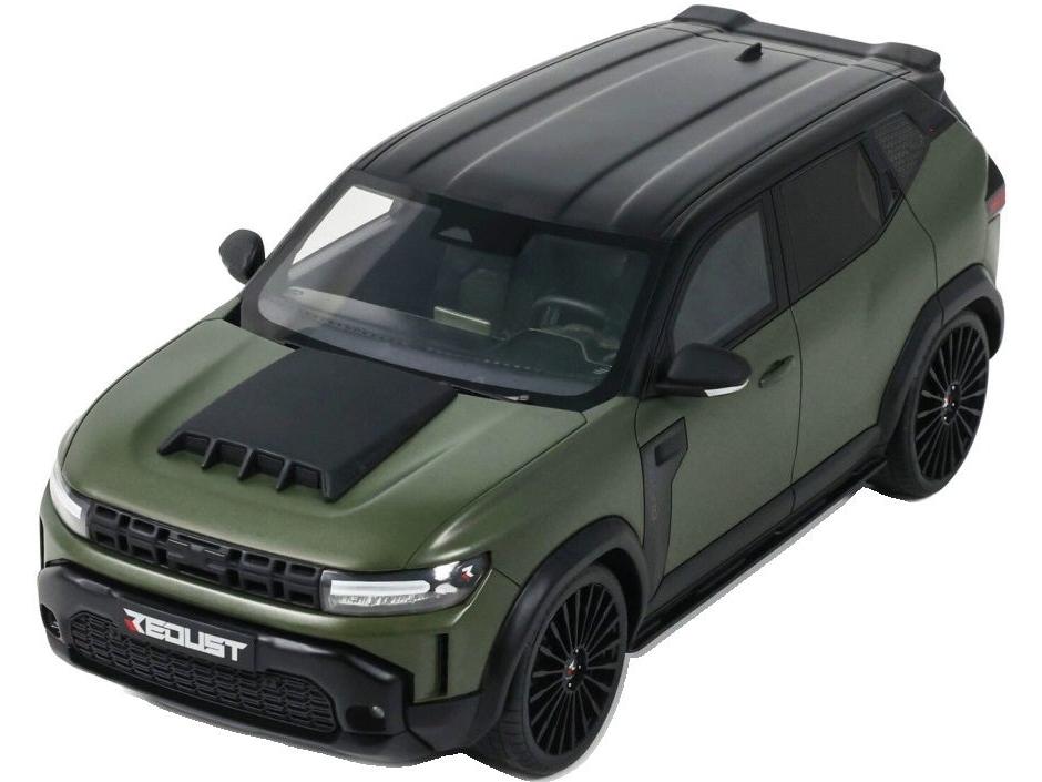 Dacia Duster Redust Sport 4x2 Hybrid Green 2025 1:18 Scale Resin Car – OttOmobile-OttOmobile-Diecast Model Centre