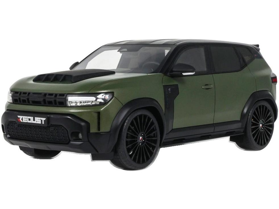 Dacia Duster Redust Sport 4x2 Hybrid Green 2025 1:18 Scale Resin Car – OttOmobile-OttOmobile-Diecast Model Centre