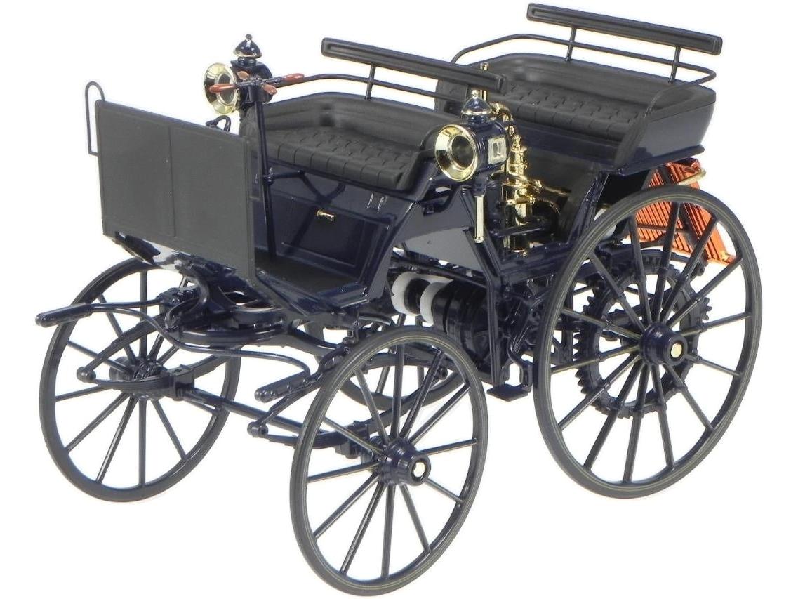Daimler Motorkutsche Dark Blue 1886 1:18 Scale Diecast Car – Norev-Norev-Diecast Model Centre