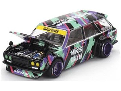 Datsun Kaido 510 Wagon HKS V1 - 1:64 Scale Model Car-MINI GT-Diecast Model Centre